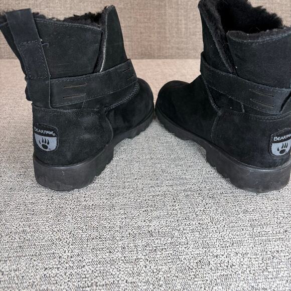 Bearpaw Wellston Women's Boots  Ankle Black Size 9 - Picture 4 of 7